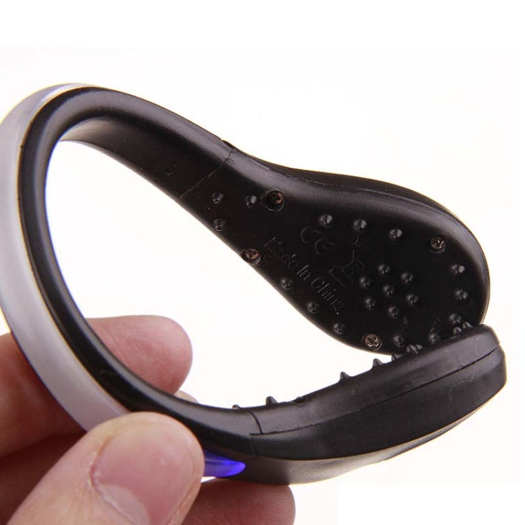 Glowing Shoe Clip Light Flashing Shoe Clip Outdoor Sports Warning Light Night Running Equipment, Random Color Delivery Reluova