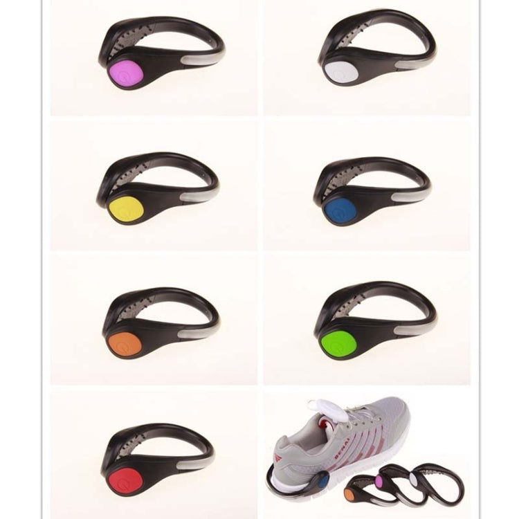 Glowing Shoe Clip Light Flashing Shoe Clip Outdoor Sports Warning Light Night Running Equipment, Random Color Delivery Reluova