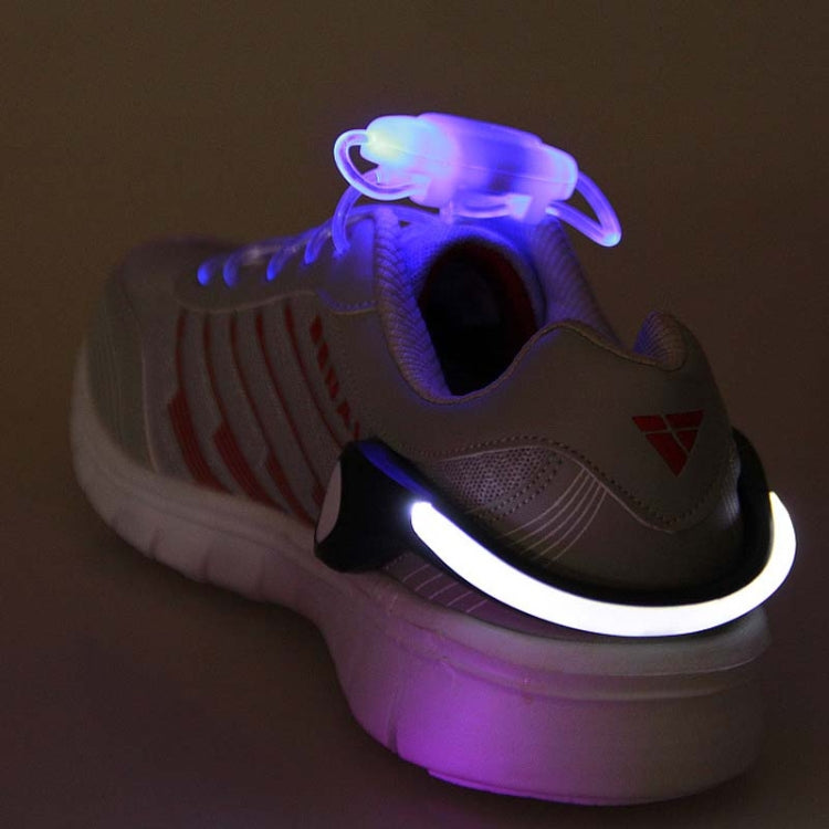 Glowing Shoe Clip Light Flashing Shoe Clip Outdoor Sports Warning Light Night Running Equipment, Random Color Delivery Reluova