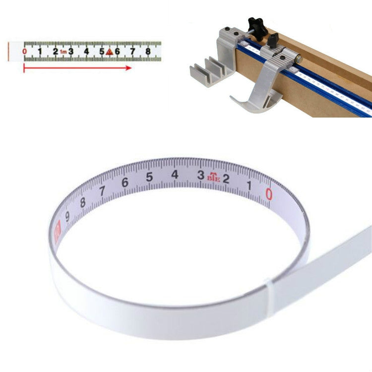 Sticky Scale Steel Ruler with Glue Scale Tape Measure Self-adhesive Ruler My Store