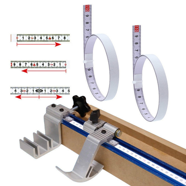 Sticky Scale Steel Ruler with Glue Scale Tape Measure Self-adhesive Ruler My Store