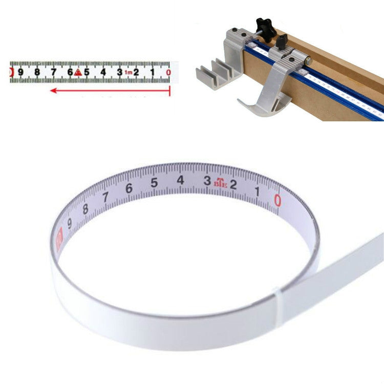 Sticky Scale Steel Ruler with Glue Scale Tape Measure Self-adhesive Ruler My Store