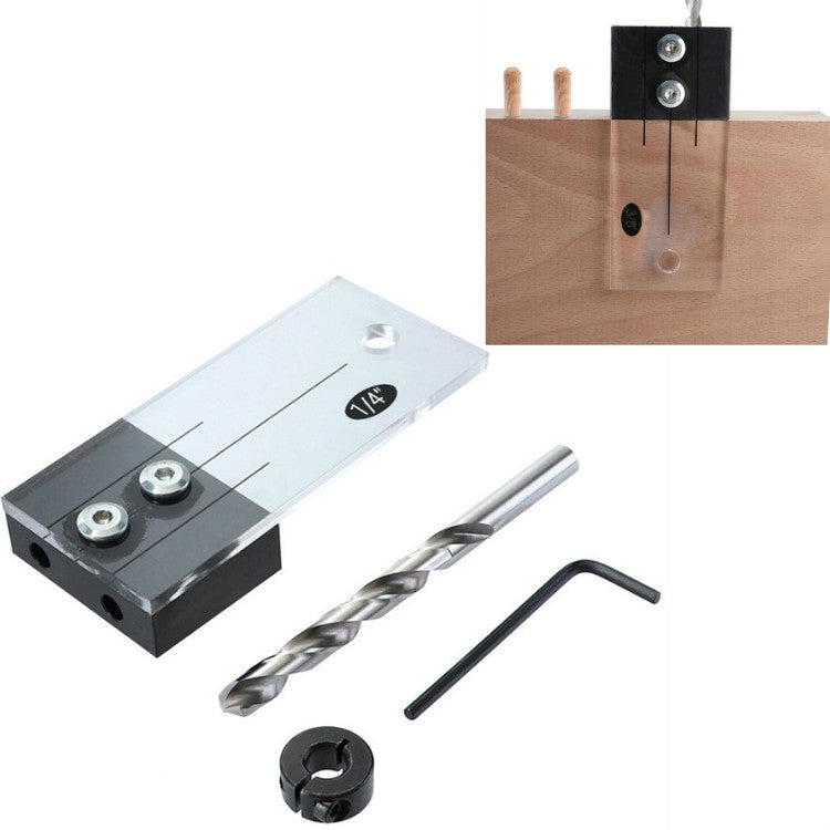 4 PCS / Set Woodworking Hole Locator Woodworking Special Hole Set Fixture Small Vertical Drilling Hole Positioning Tool My Store