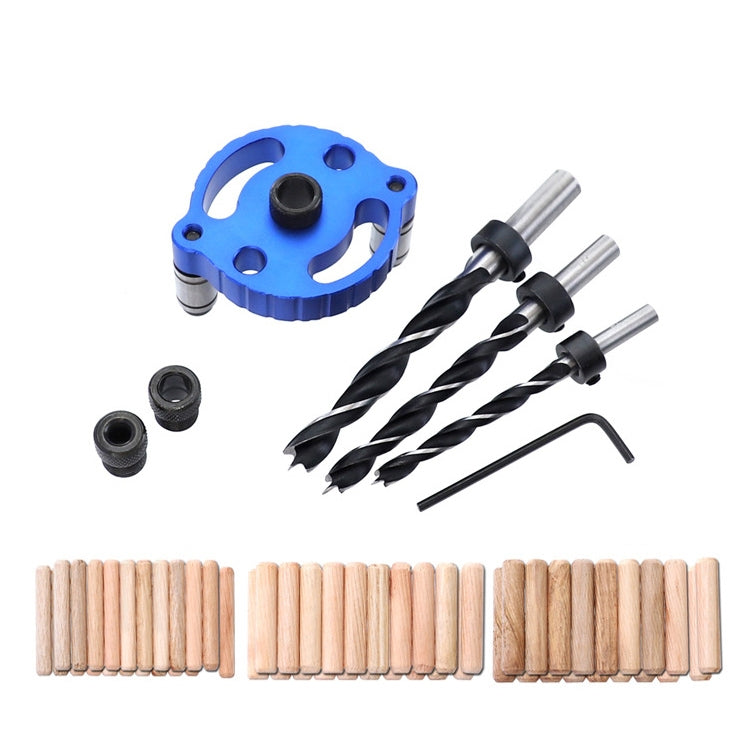 Woodworking Straight Hole Puncher Self-Centering Dowel Splicing Drilling Locator Woodworking Drilling Tool, Style: My Store