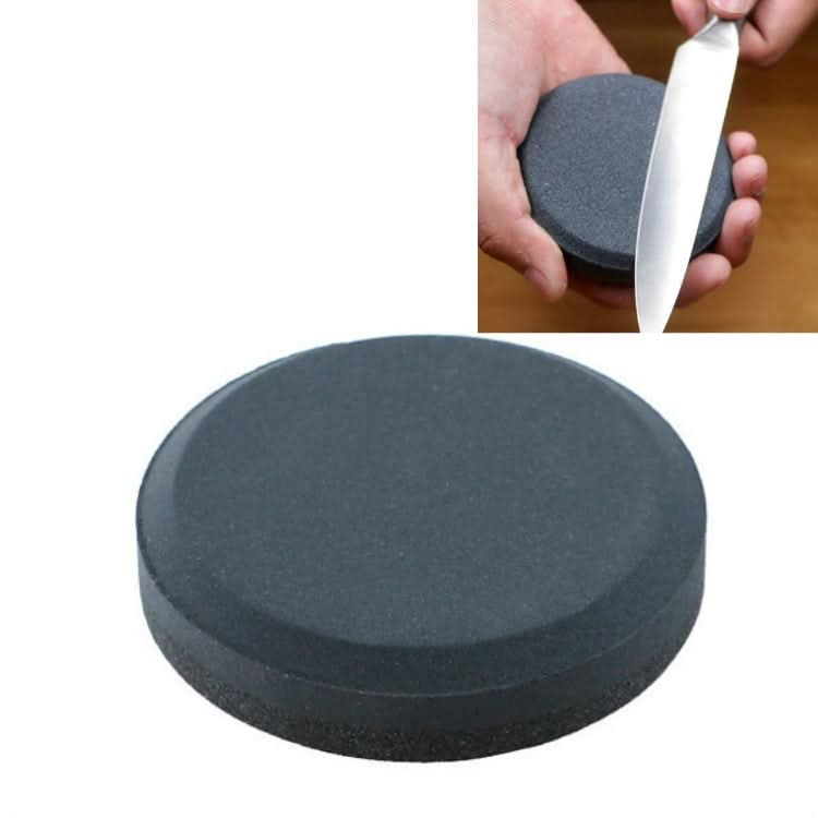 2 PCS Double-Sided Whetstone Kitchen Knives Round Knife Sharpener, Style:B-Reluova