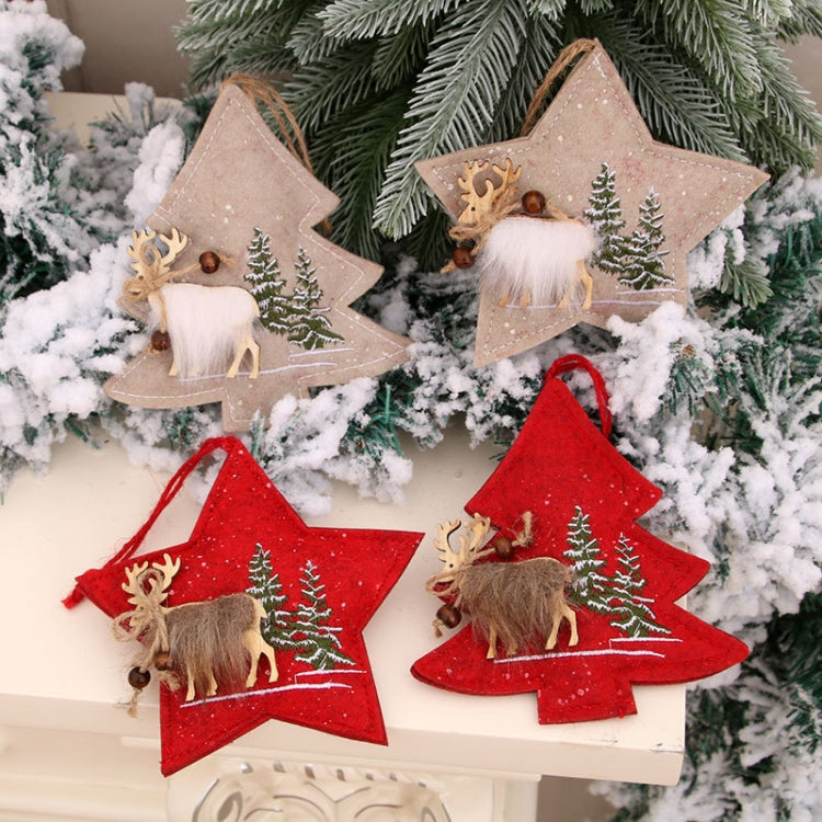 Christmas Coth Embroidery Small Pendant Christmas Decoration