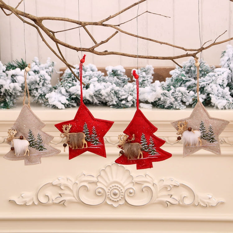 Christmas Coth Embroidery Small Pendant Christmas Decoration