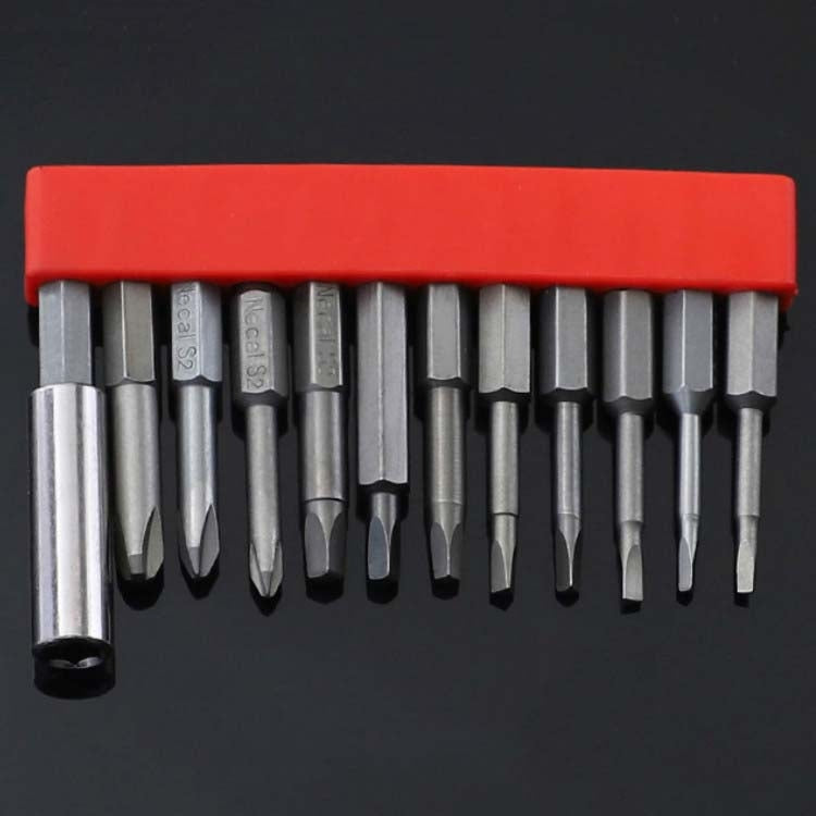 12 PCS / Set Screwdriver Bit With Magnetic S2 Alloy Steel Electric Screwdriver