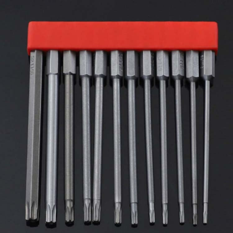 12 PCS / Set Screwdriver Bit With Magnetic S2 Alloy Steel Electric Screwdriver