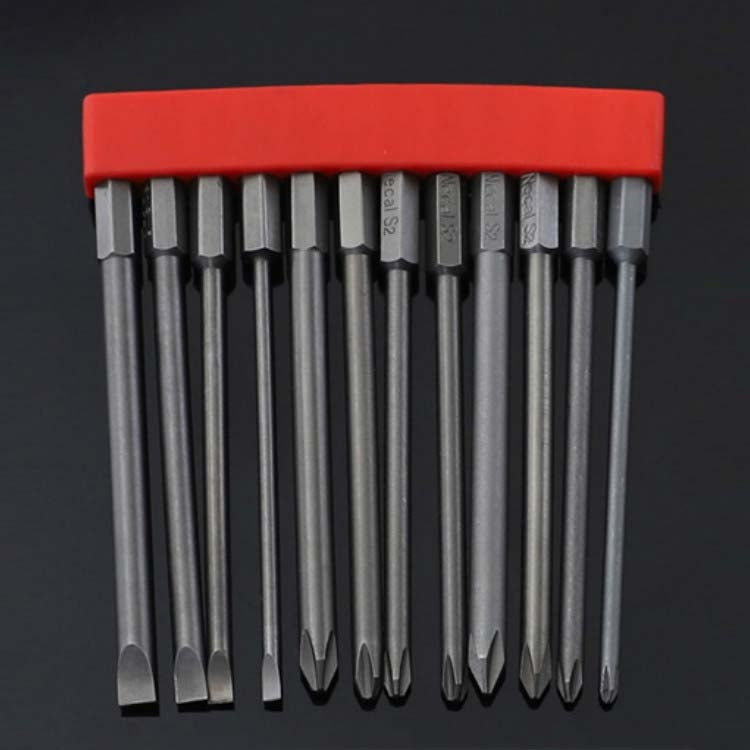 12 PCS / Set Screwdriver Bit With Magnetic S2 Alloy Steel Electric Screwdriver