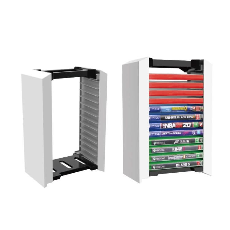 Console Game Cd Storage Rack Can Accommodate 12 Double-Layer Disc Racks For PS5 Reluova