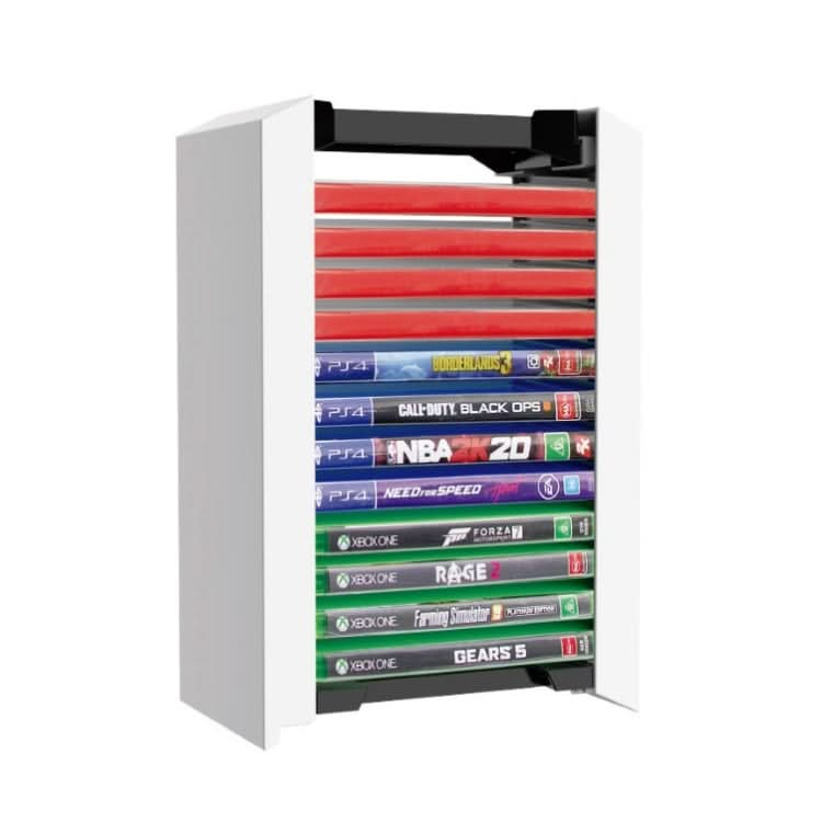 Console Game Cd Storage Rack Can Accommodate 12 Double-Layer Disc Racks For PS5 Reluova