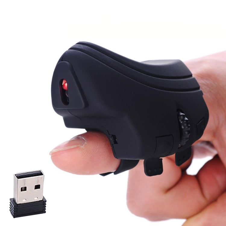 GM306 2.4GHz Wireless Finger Lazy Mouse with USB Receiver My Store