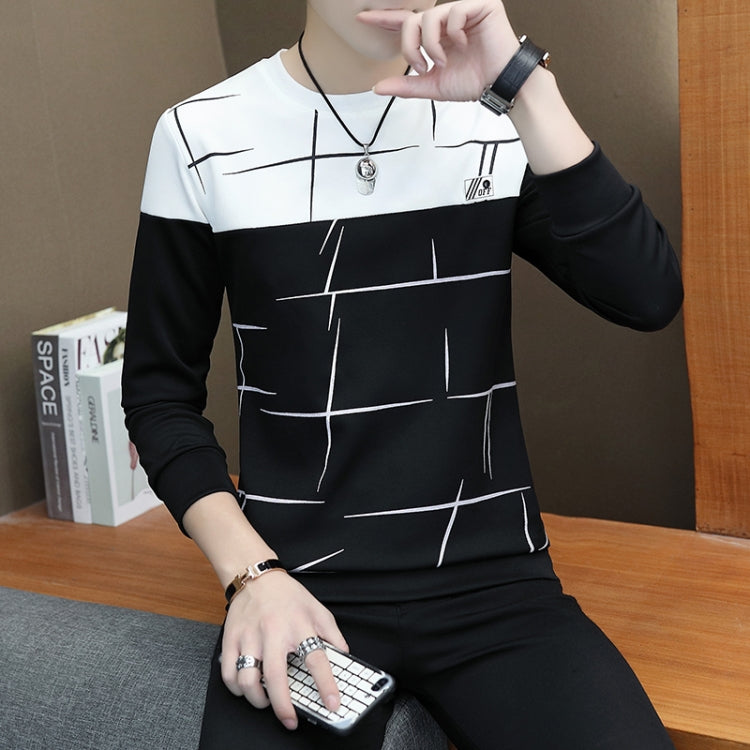 Long Sleeve Crew Neck Printed SweaterShirt Bottoming Shirt