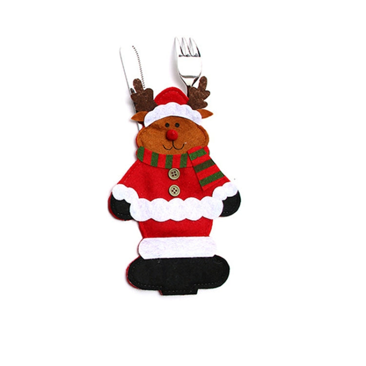 Christmas Knife And Fork Cover Christmas Decorations My Store