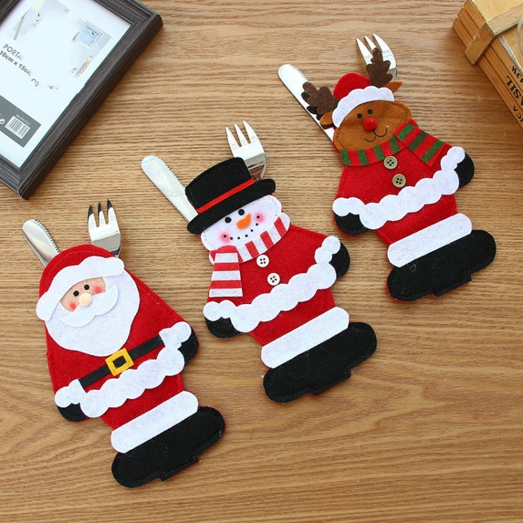 Christmas Knife And Fork Cover Christmas Decorations My Store