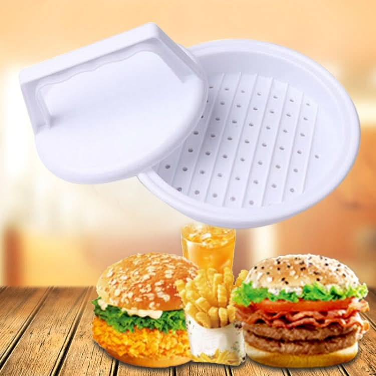 Round Shape Hamburger Press Food-Grade Plastic Hamburger Meat Beef Grill Burger Press Patty Maker Mold Mould Kitchen Tool - Reluova