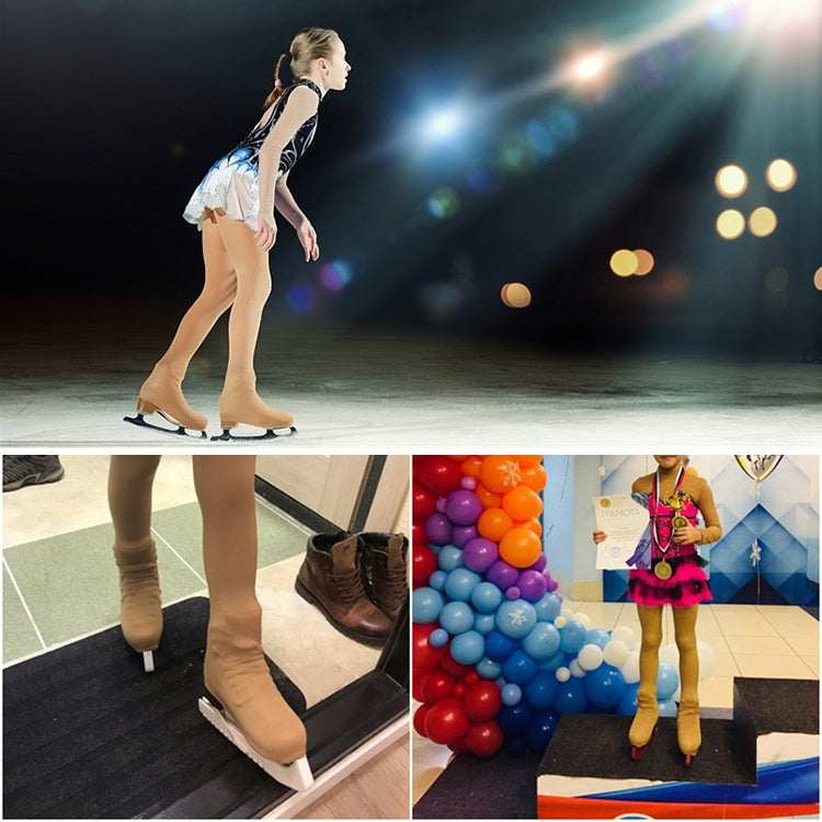 Ice Skating Skateboarding Figure Skating Pants Thermal Long Pantyhose Ice Skate with Shoes Cover