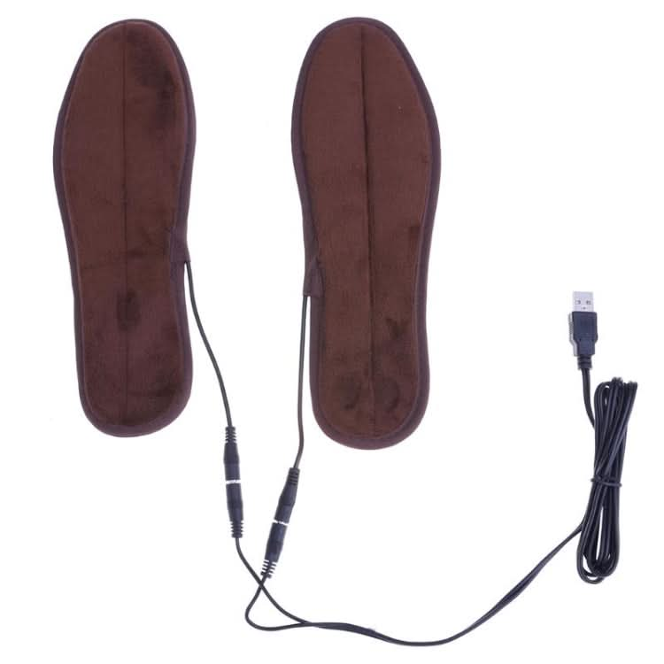 2 Pairs USB Shoe Dryer Electric Insoles Shoe Winter Keep Warm Heated Insole for Shoes Boot-Reluova