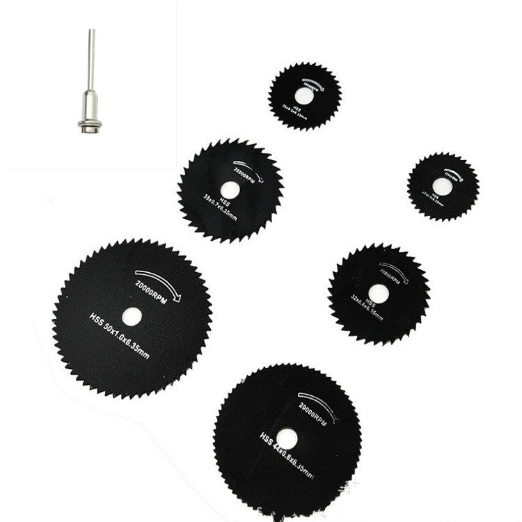 7 PCS/Set Electric Grinder Saw Blade High Speed Steel Saw Blade Woodworking Saw Blade High Speed Steel Cutting Piece My Store