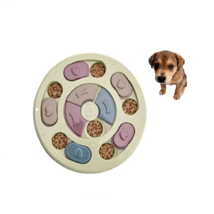 Pet Toy Dog Food Turntable Eating Puzzle Anti-Smashing Dog Bowl Supplies - Reluova