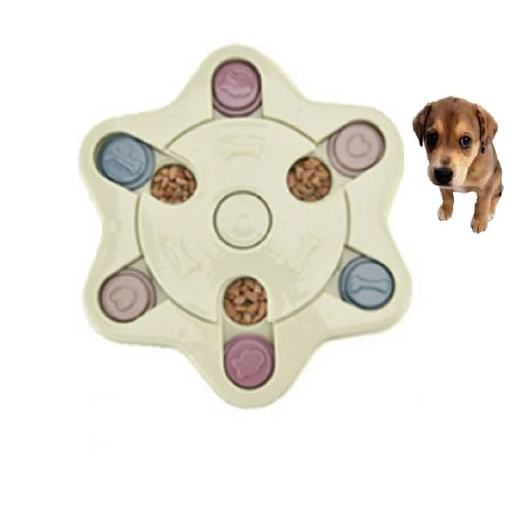 Pet Toy Dog Food Turntable Eating Puzzle Anti-Smashing Dog Bowl Supplies - Reluova