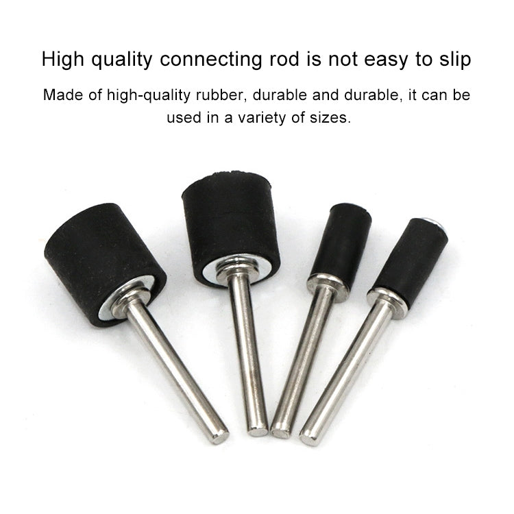 6 PCS Rubber Wheel Connecting Rod Sandpaper Ring Fixing Rod, Without Sandpaper Ring My Store