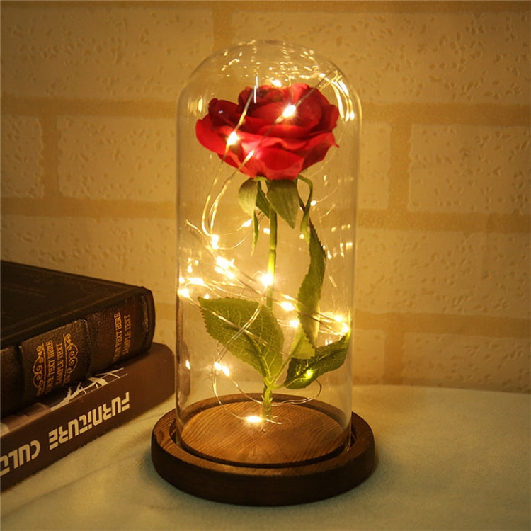 LED flashing luminous artificial fresh roses romantic decorative flower wedding Valentine's Day gift to send lovers birthday My Store