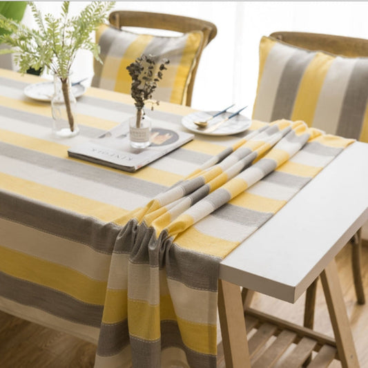 Cover Cloth Towel For The Rectangular Striped Coffee Table Round Table Dining Table