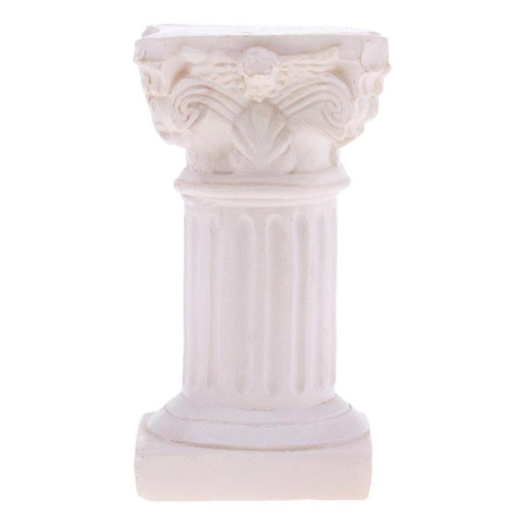 For Garden Diorama Yard Scenery Decor Resin Roman Column Pillar Model