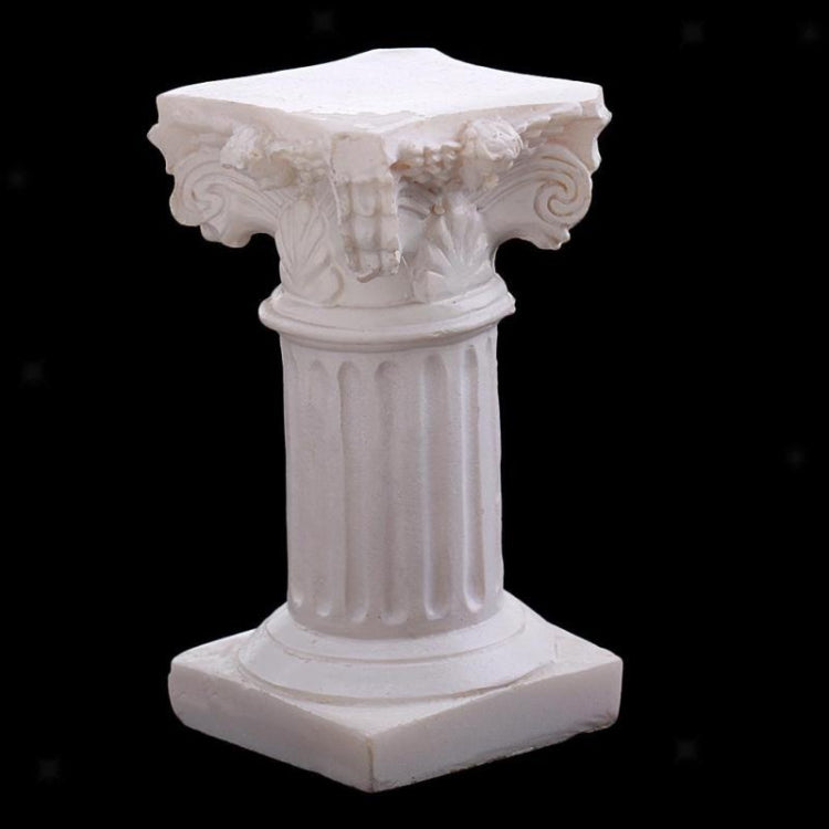 For Garden Diorama Yard Scenery Decor Resin Roman Column Pillar Model