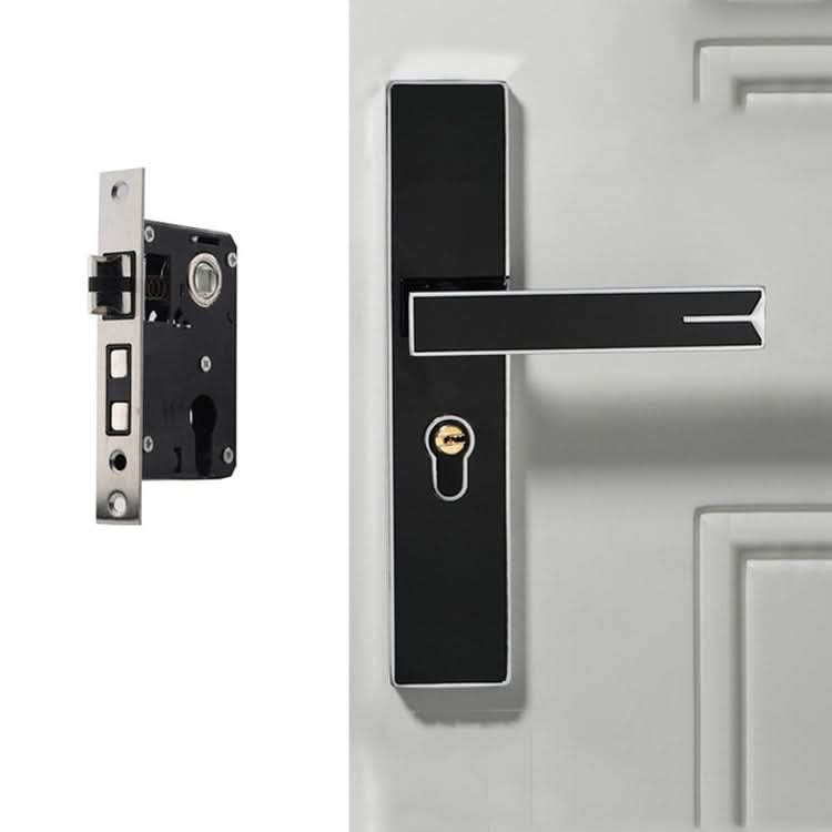 Mute Strong Magnetic Aluminum Alloy Interior Door Lock Door Bedroom Hardware Handle Lock Reluova