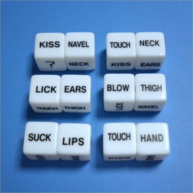 2 PCS Funny Sex Dice Humour Party Gambling Adult Games Sex Toys Cuboid-Reluova