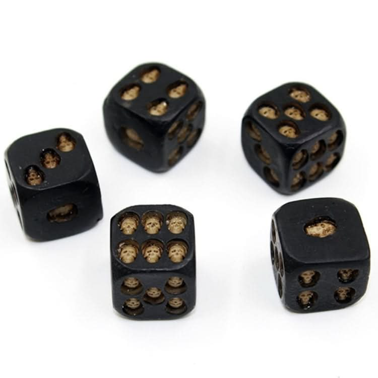 5 PCS/Set Creative Skull Bones Dice Six Sided Skeleton Dice Club Pub Party Game Toys Resin Dice Reluova