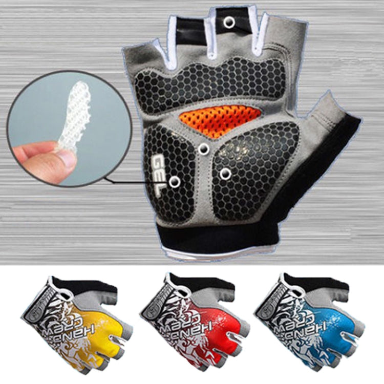 Cycling Shock Absorbing Anti-Slip Gloves Fitness Weight Lifting Training Half-finger Gloves