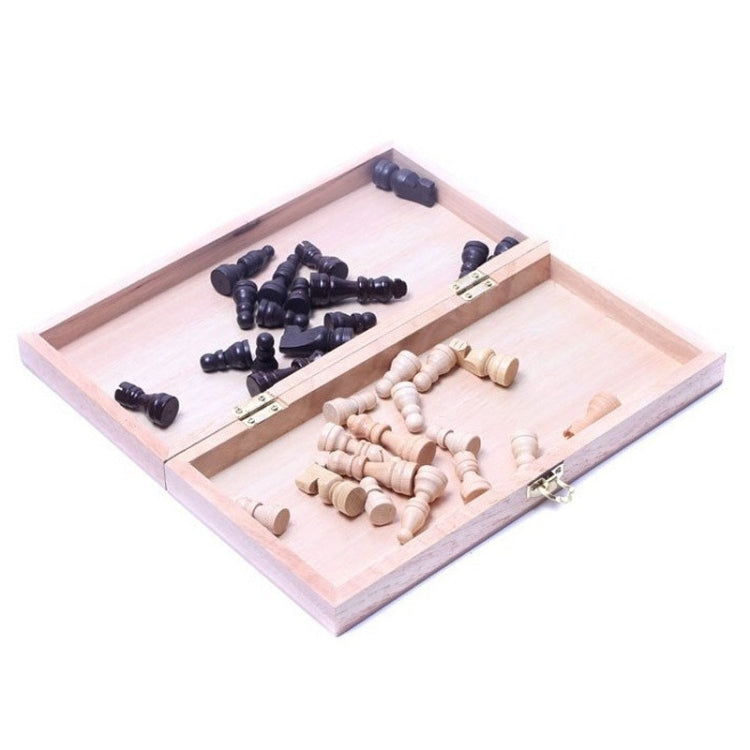 Klappbares Schachbrettspiel aus Holz