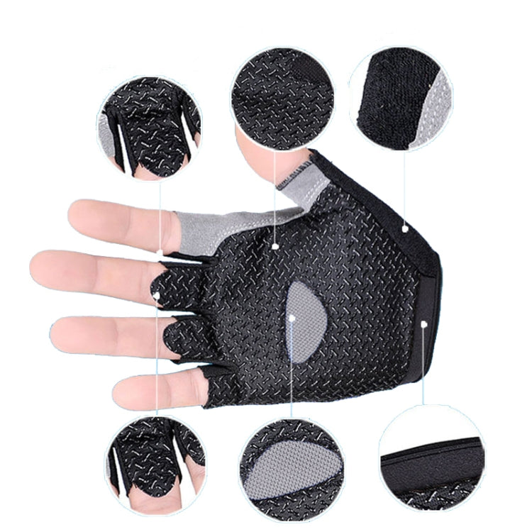 Summer Men Women Fitness Gloves Gym Weight Lifting Cycling Yoga Training Thin Breathable Antiskid Half Finger Gloves