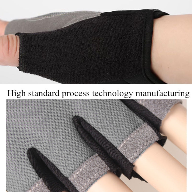 Summer Men Women Fitness Gloves Gym Weight Lifting Cycling Yoga Training Thin Breathable Antiskid Half Finger Gloves Reluova