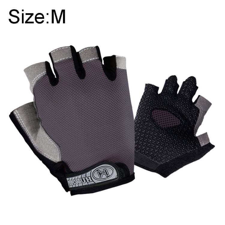 Summer Men Women Fitness Gloves Gym Weight Lifting Cycling Yoga Training Thin Breathable Antiskid Half Finger Gloves Reluova