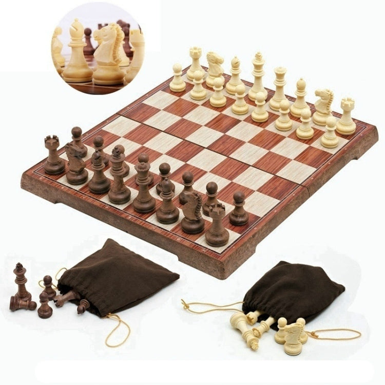 Wooden Folding Chess Board Game Reluova