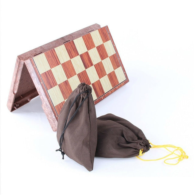 Wooden Folding Chess Board Game