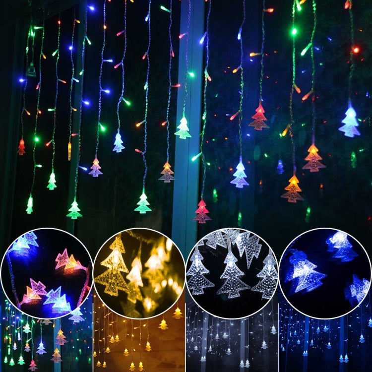 3.5M 96 Leds Curtain Christmas Tree Icicle String Lights Fairy Lights Christmas New Year Lights Wedding Party Decoration