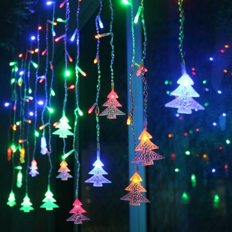 3.5M 96 Leds Curtain Christmas Tree Icicle String Lights Fairy Lights Christmas New Year Lights Wedding Party Decoration