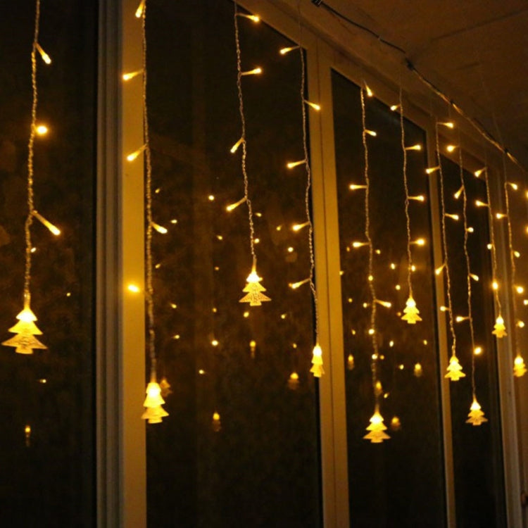 3.5M 96 Leds Curtain Christmas Tree Icicle String Lights Fairy Lights Christmas New Year Lights Wedding Party Decoration