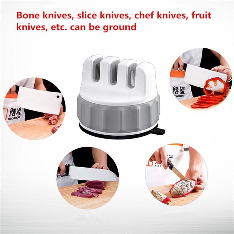 Kitchen Suction Cup Knife Sharpener Household Knife Sharpening Tool - Reluova