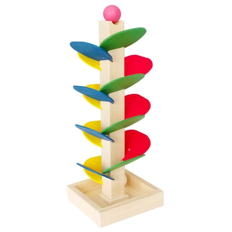 3 PCS Baby Educational Blocks Wooden Tree Marble Ball Run Track Game Intelligence Smart Children Toys Reluova