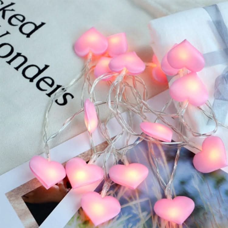 LED Fairy Lights Love Heart Lantern Navidad String Lights Holiday Lighting Bedroom Home Decoracion My Store