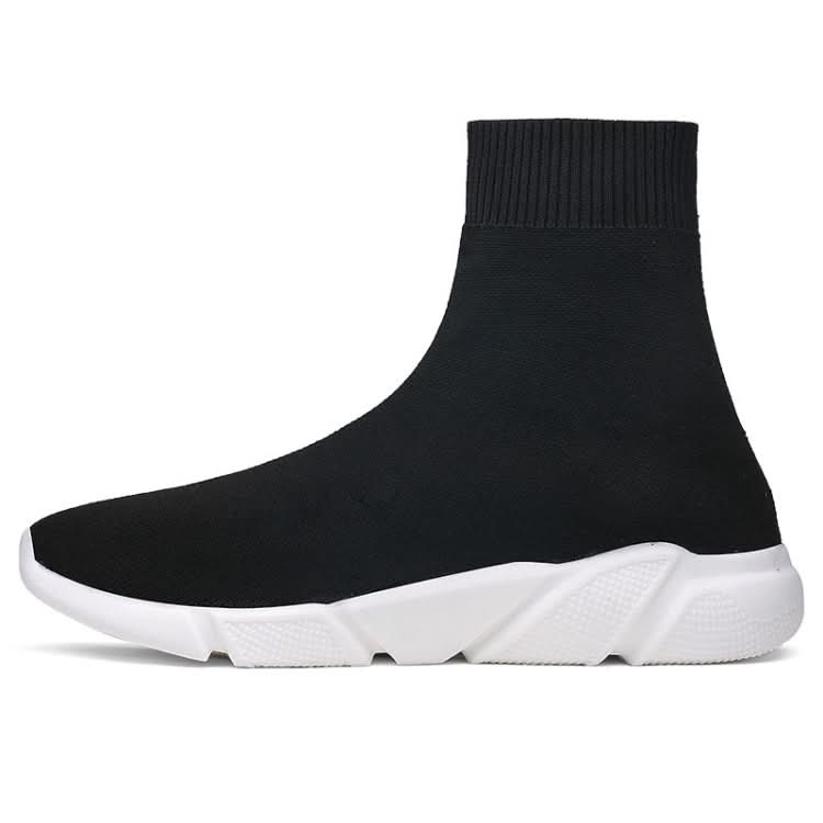 Knit Upper Breathable Sport Sock Boots Chunky Sneakers High Top Running Shoes for Men /  Women Reluova