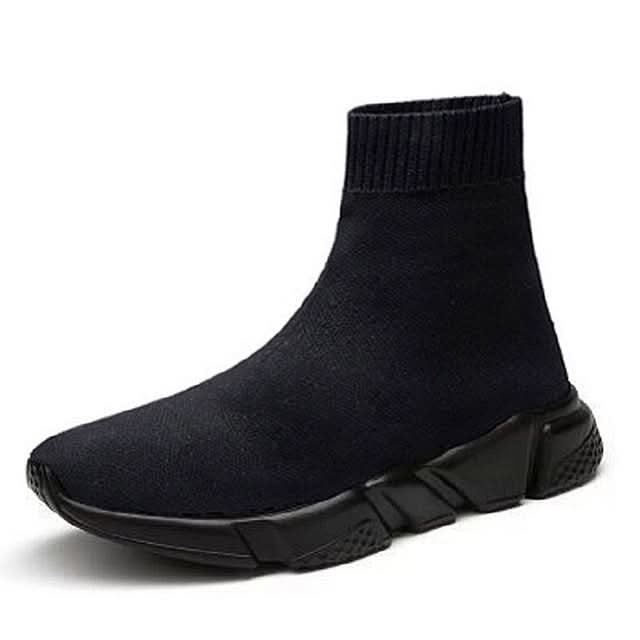 Knit Upper Breathable Sport Sock Boots Chunky Sneakers High Top Running Shoes for Men /  Women Reluova