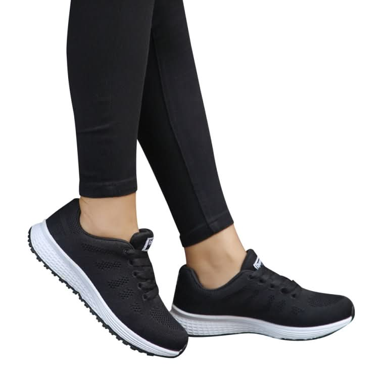 Mesh Breathable Flat Sneakers Running Shoes Casual Shoes for Women Reluova